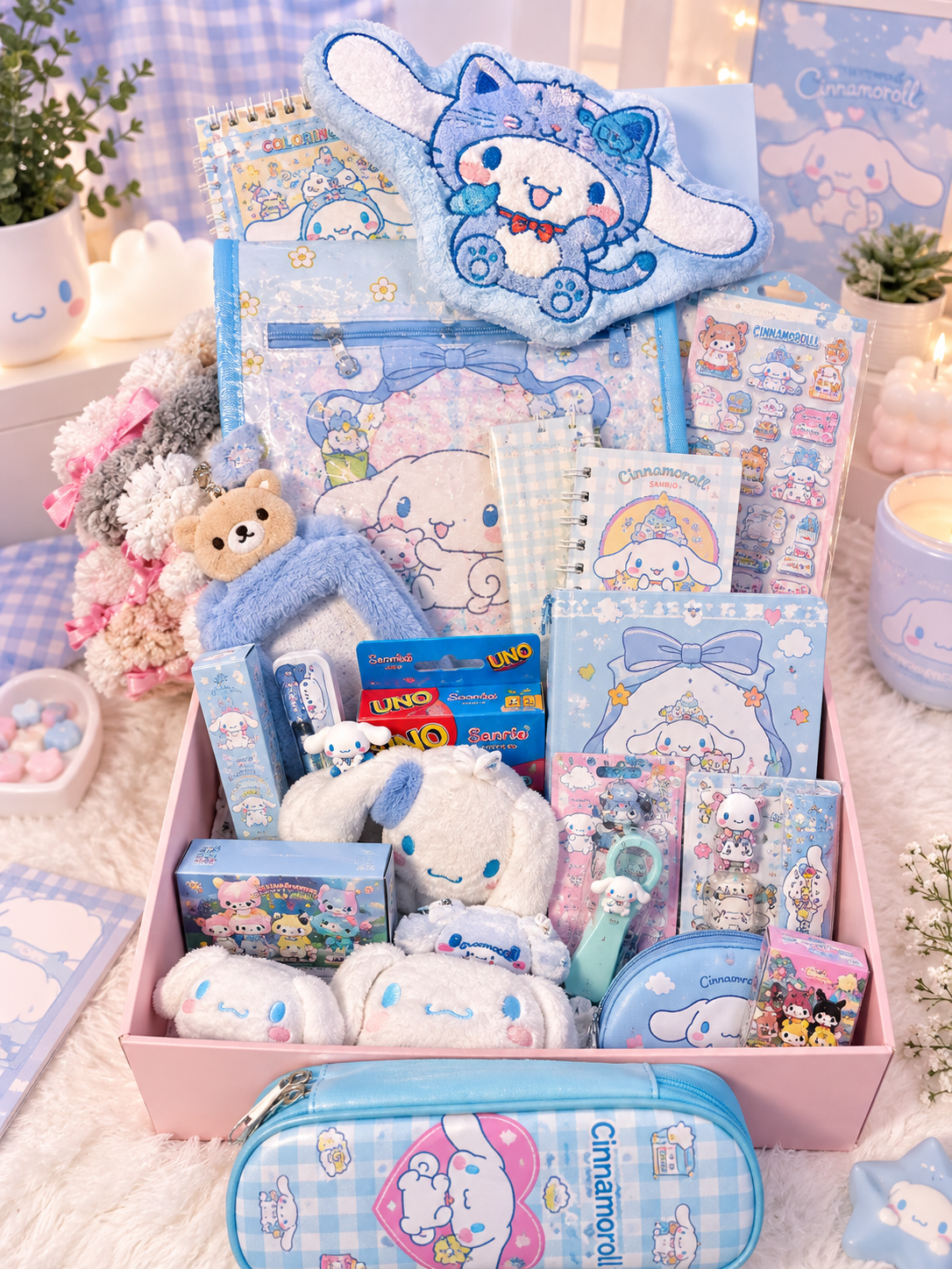 🩵 Blaue Kawaii Giftbox