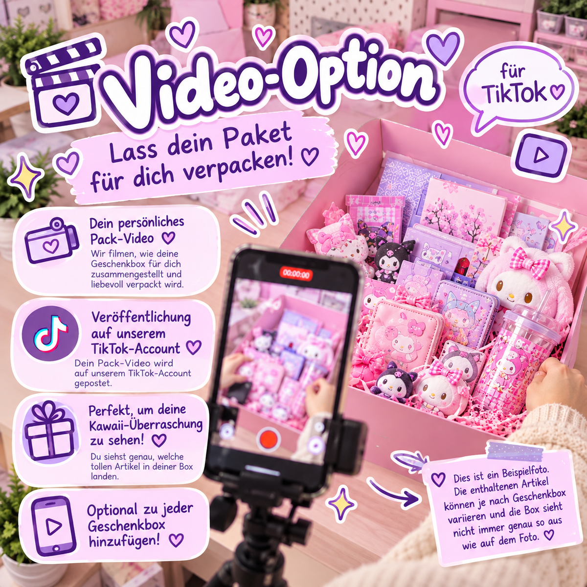 TikTok packing video (optional)